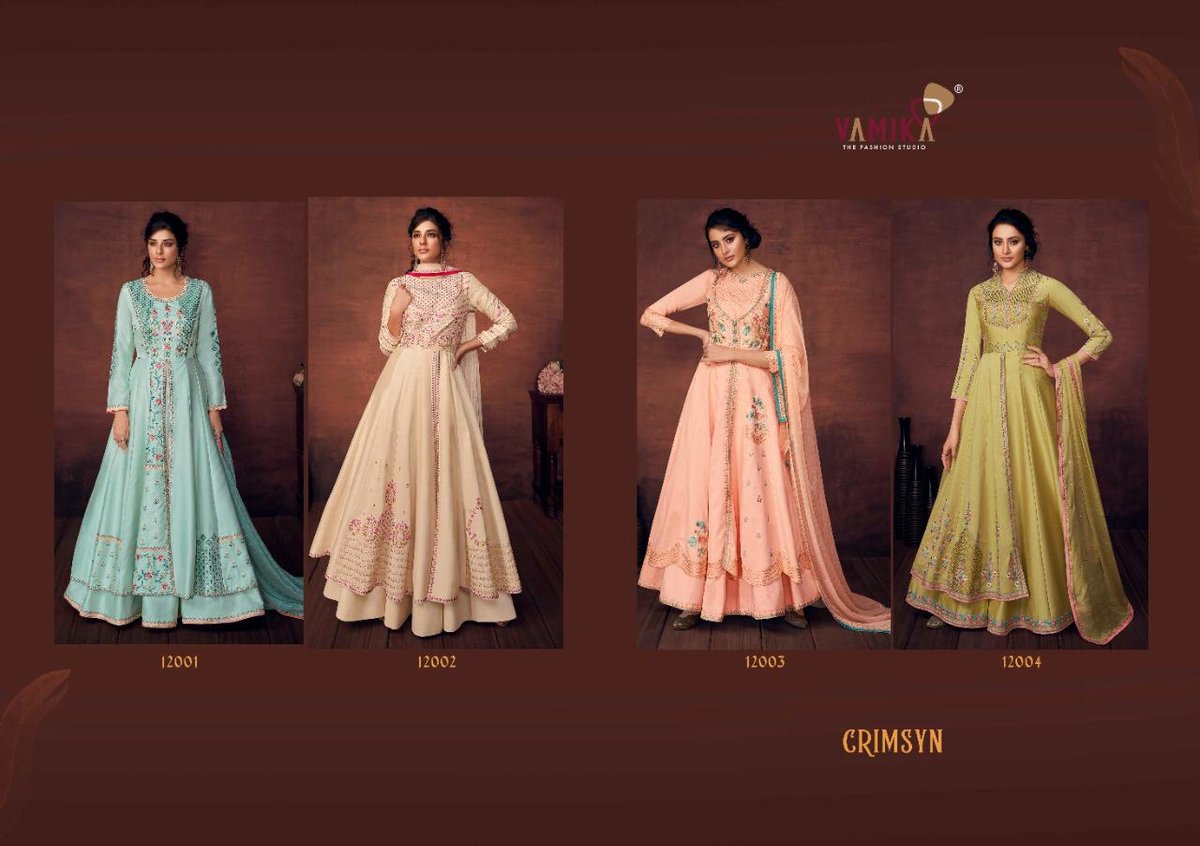 Arihant Designer Vamika Crimsyn 12001-12004 Series 5