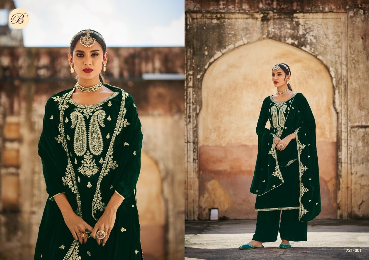 Belliza Designer Yuvika 721-001 To 721-006 Series 1