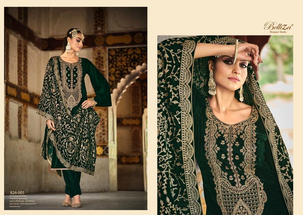 Belliza Designer Nagina 826-001 to 826-006 Series 5