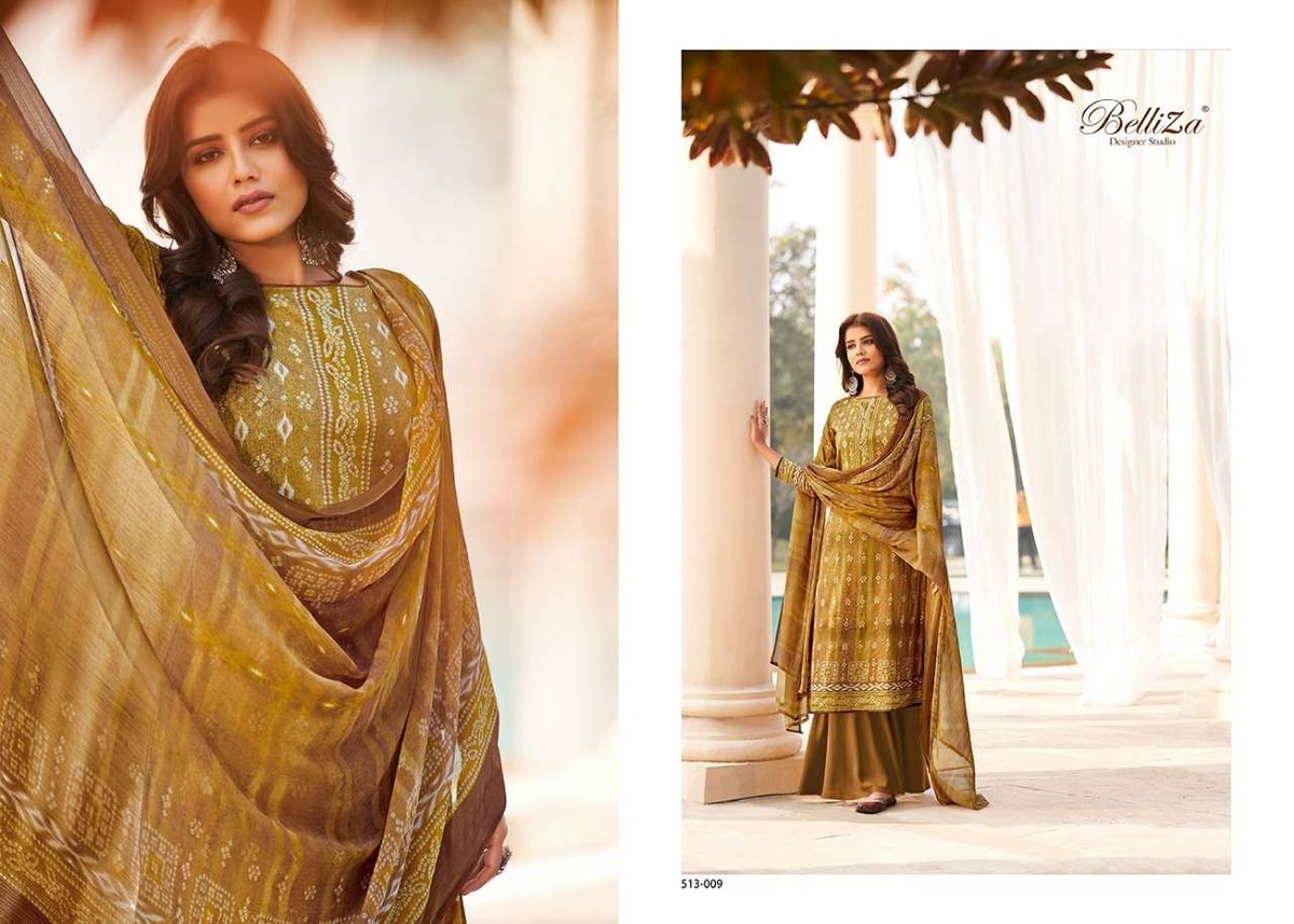 Belliza Designer Riwaaz 513-001 to 513-010 Series 9