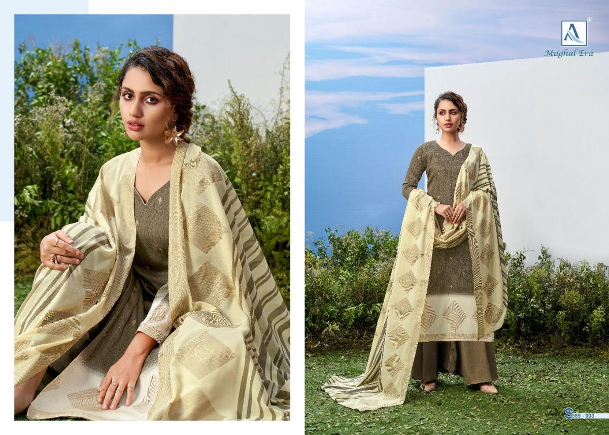 Alok Suits Mughal Era 589-001 to 589-010 Series 3