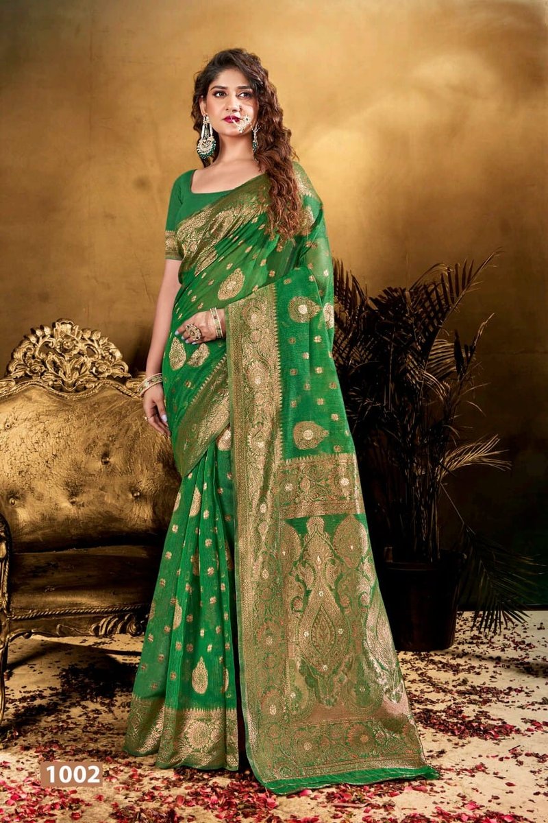 SAROJ SAREE GLAMOUR COTTON VOL-3 1001 TO 1006 2