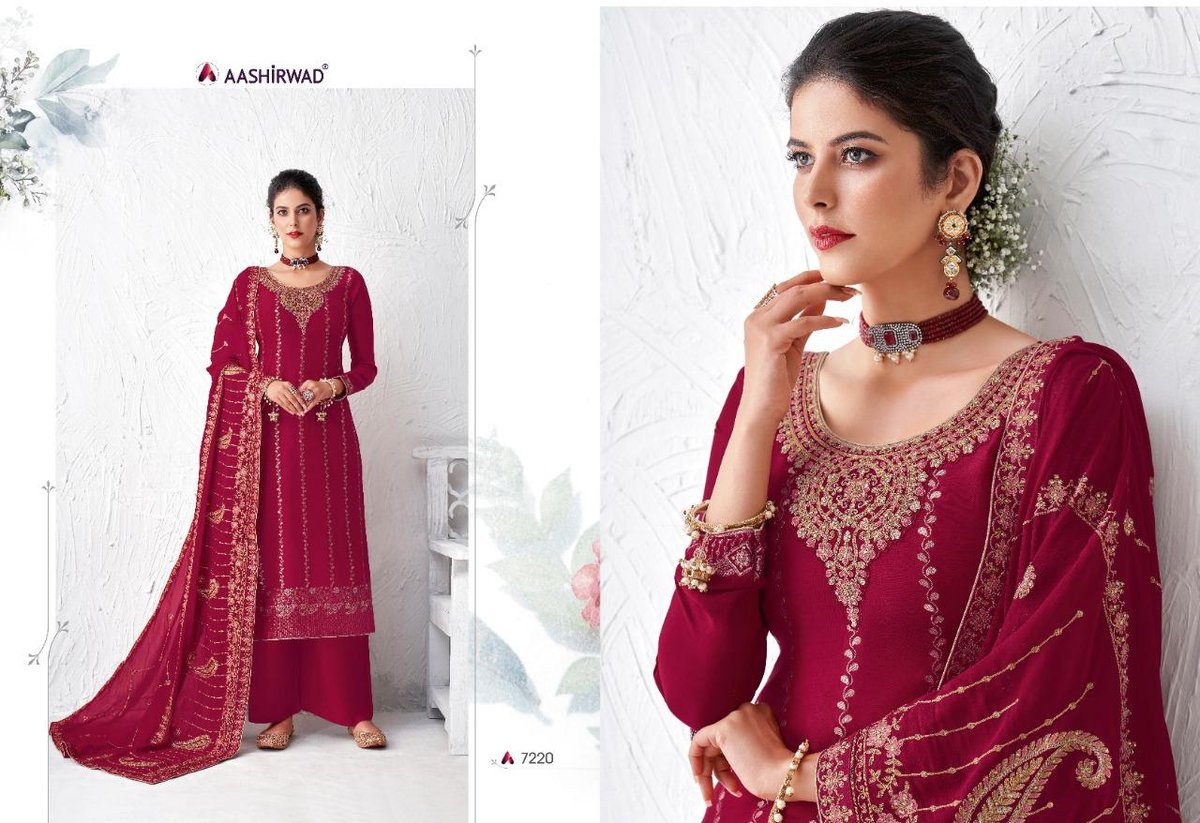 Aashirwad Creation Gulabo 7218-7223 Series 3