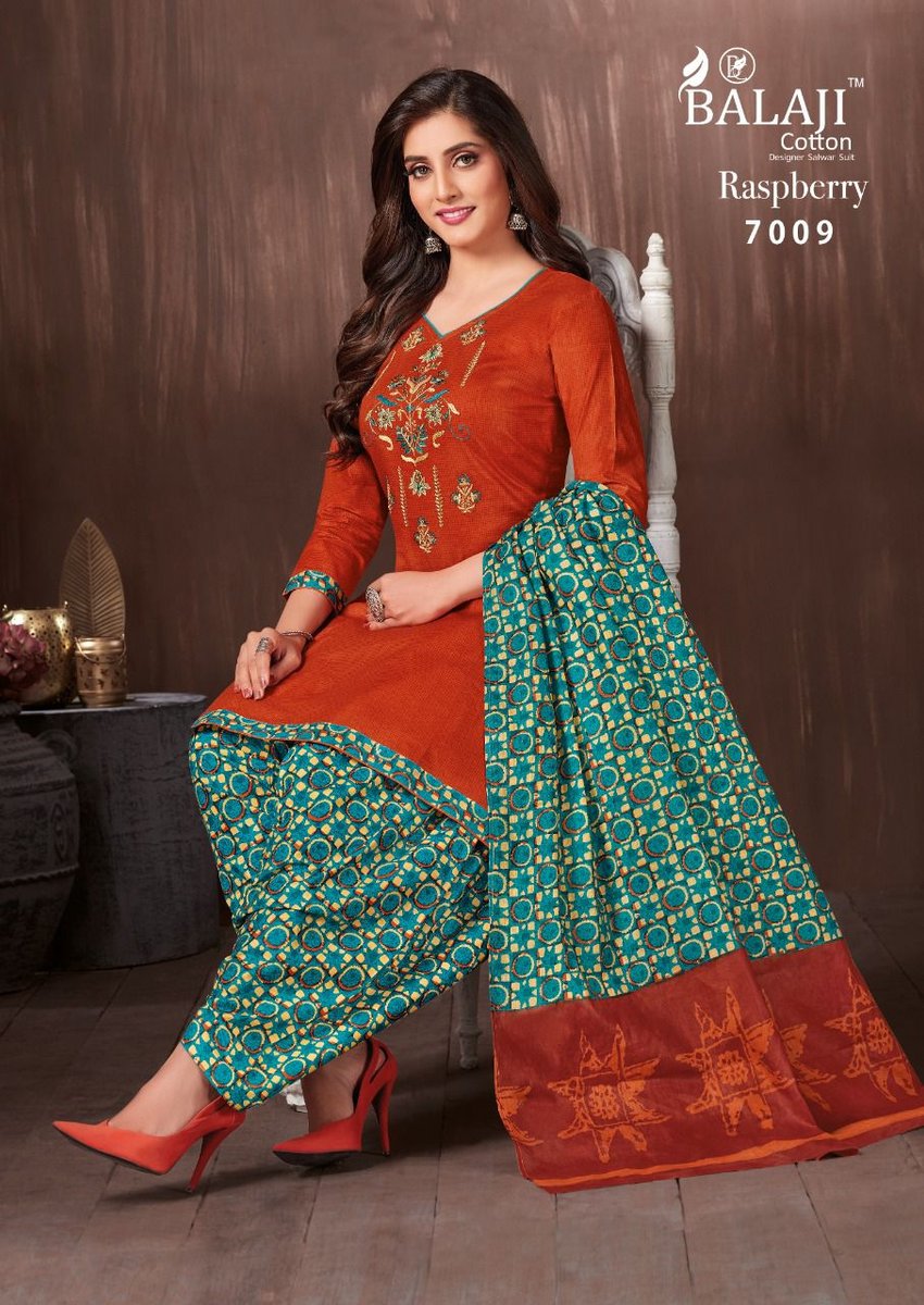 Balaji Cotton Raspberry Vol-7 7001-7012 Series 9
