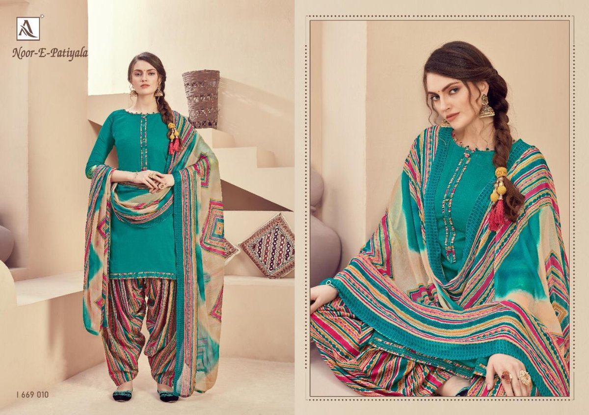 Alok Suits Noor-E-Patiyala 669-001-669-010 Series 10