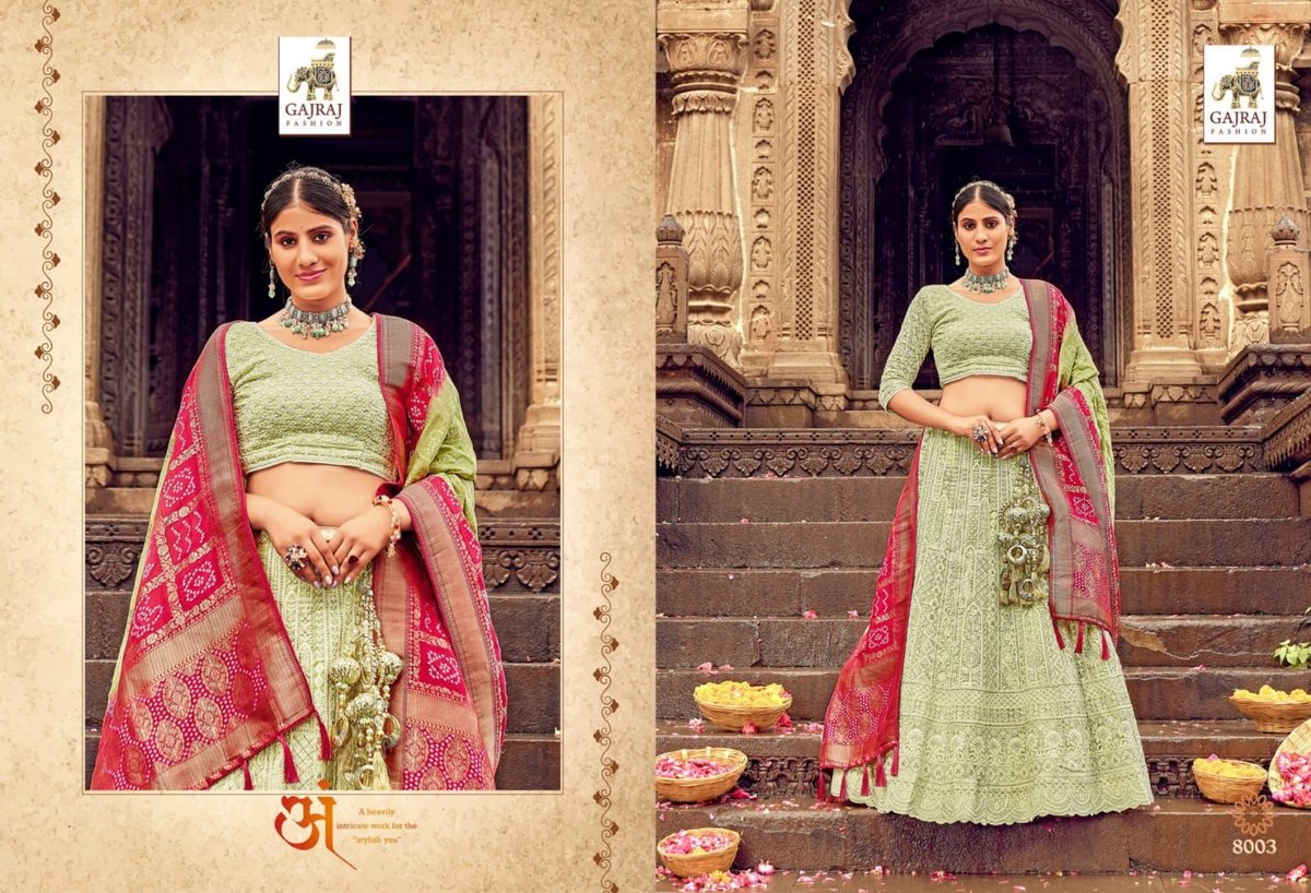 Gajraj Fashion Lehenga 8001-8006 Series 3