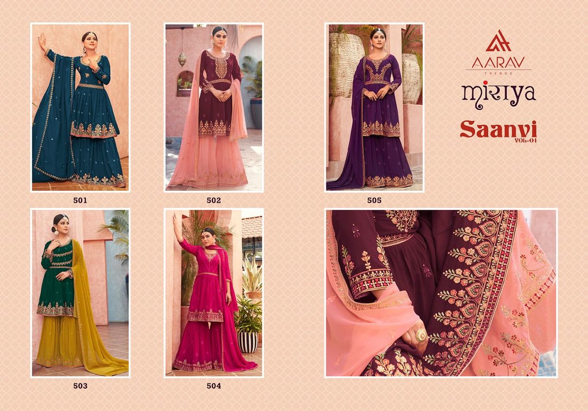 Aarav Trendz Miraya Saanvi Vol-1 501-505 Series 6