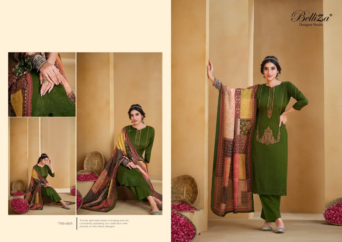 Belliza Designer Jashn E Ishq 790-001 To 790-008 Series 5