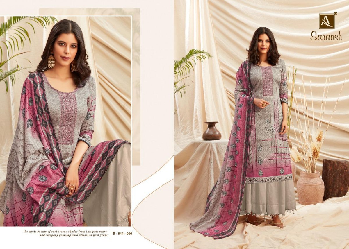 Alok Suits Saransh 544-001 to 544-010 Series 6