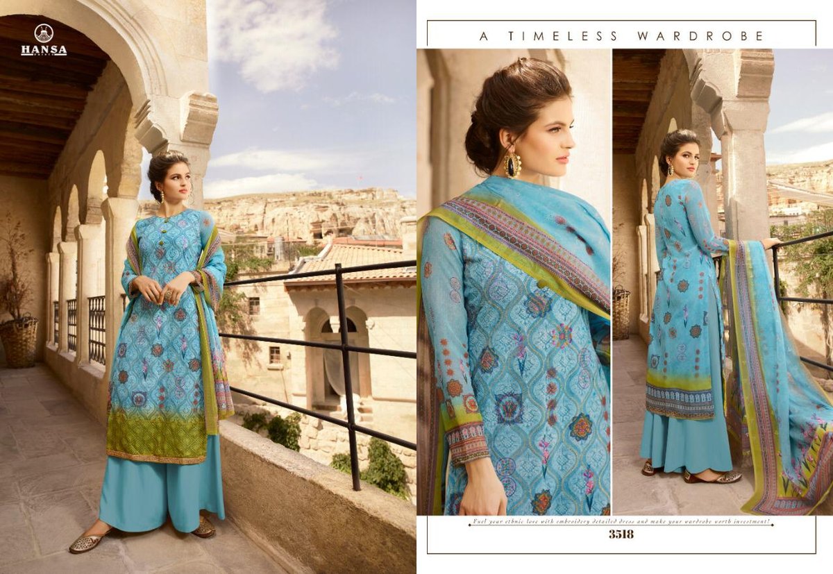 Hansa Prints Husna Ara Exclusive 3511-3518 Series 8