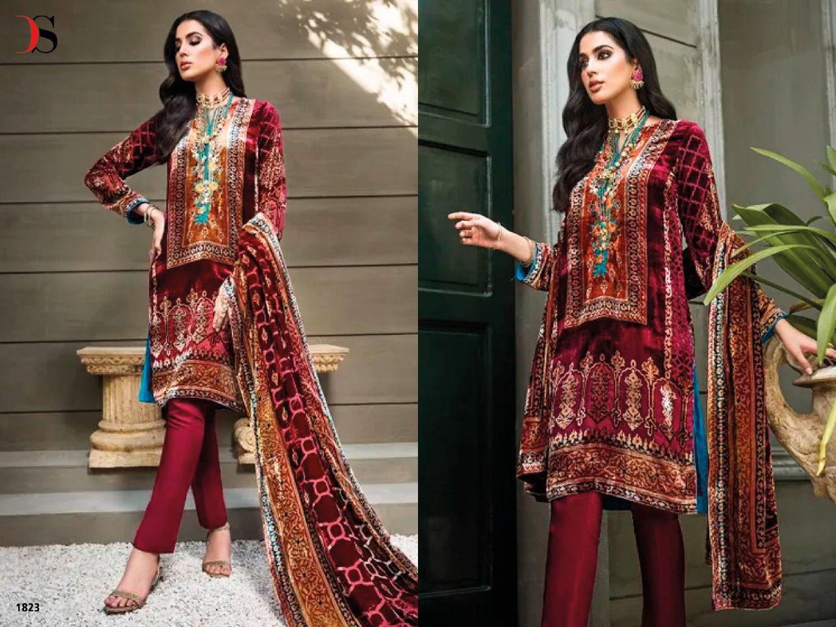 Deepsy Suits Pure Joy Of Winter Velvet 1561-1567 Series 3