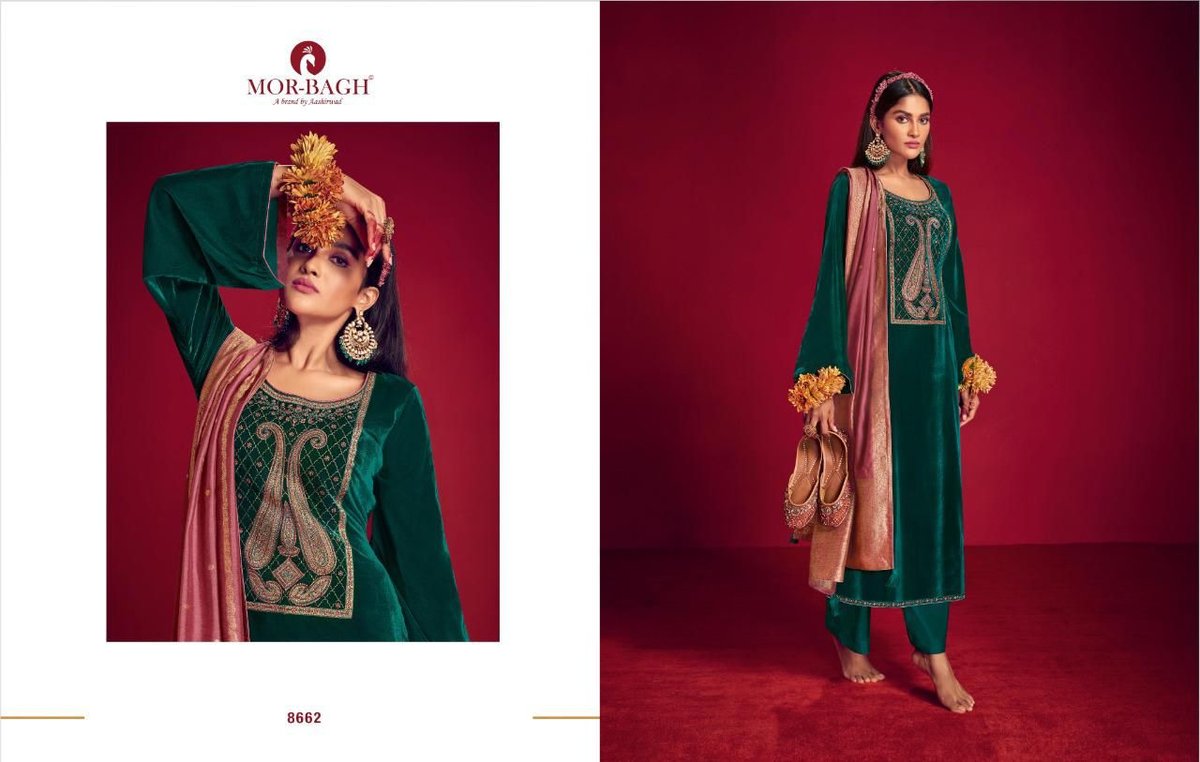 Aashirwad Creation Mor Bagh Rajjo 8661-8666 Series 2