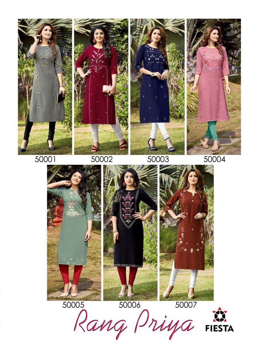 Fiesta Fashion Rang Priya 50001-50007 Series 8