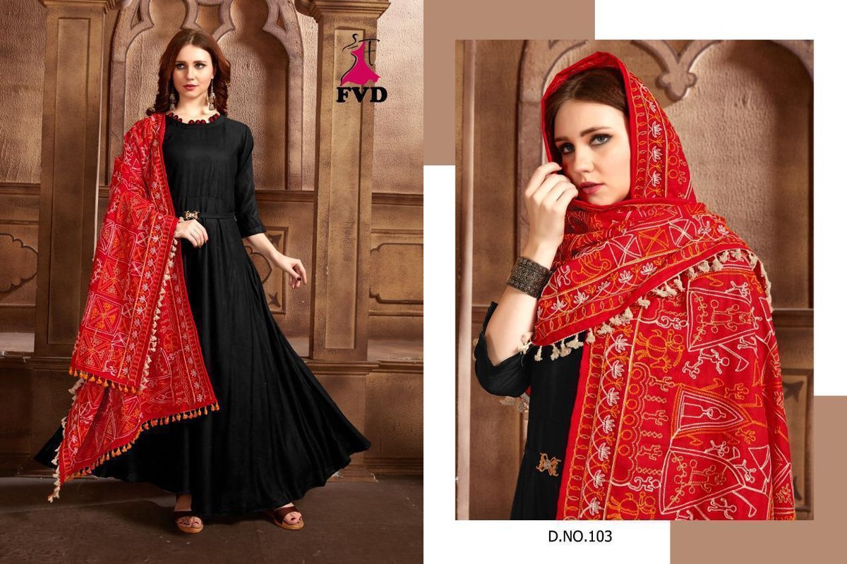 Fashion valley Dresses Shalni Vol-1 101-106 Series 3