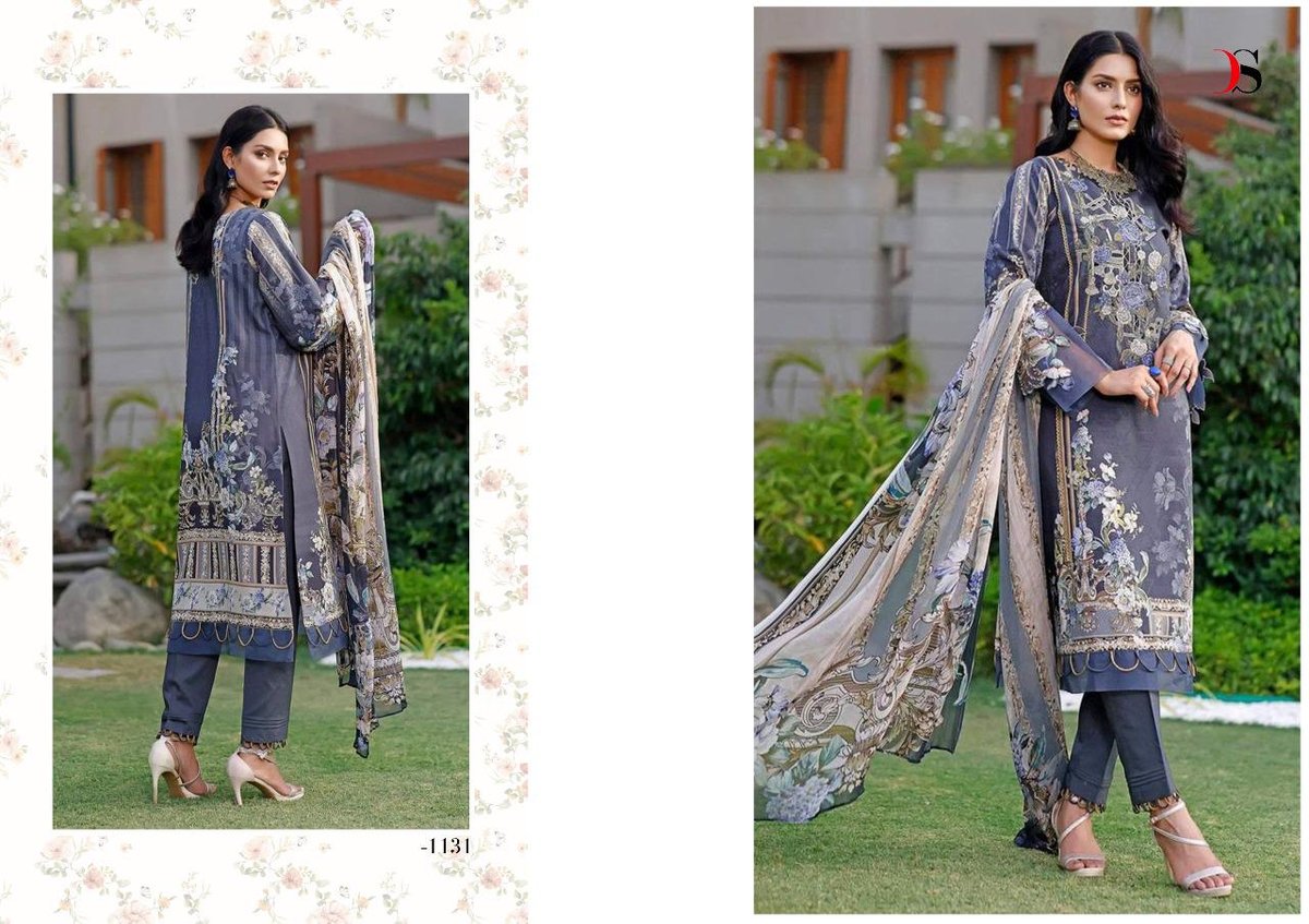 Deepsy Suits Firdous Urbane Vol-4 1131-1138 Series 1