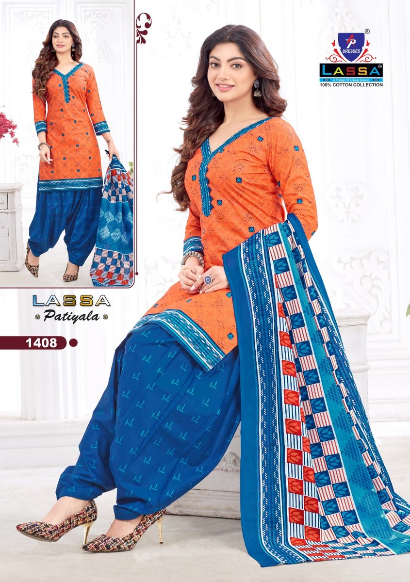AP Dresses Lassa Patiyala Vol-14 1401-1410 Series 8