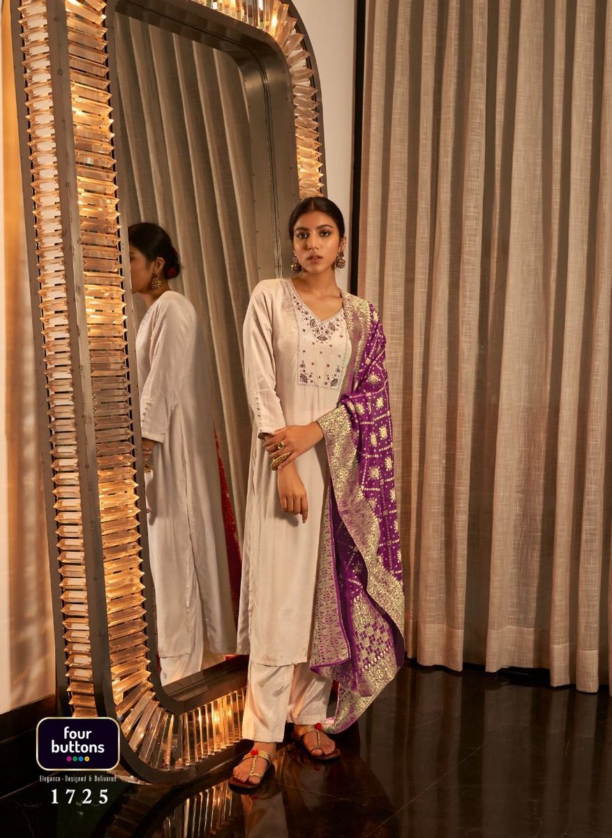 Four Buttons Bandhani Vol-3 1701-1706 Series 5