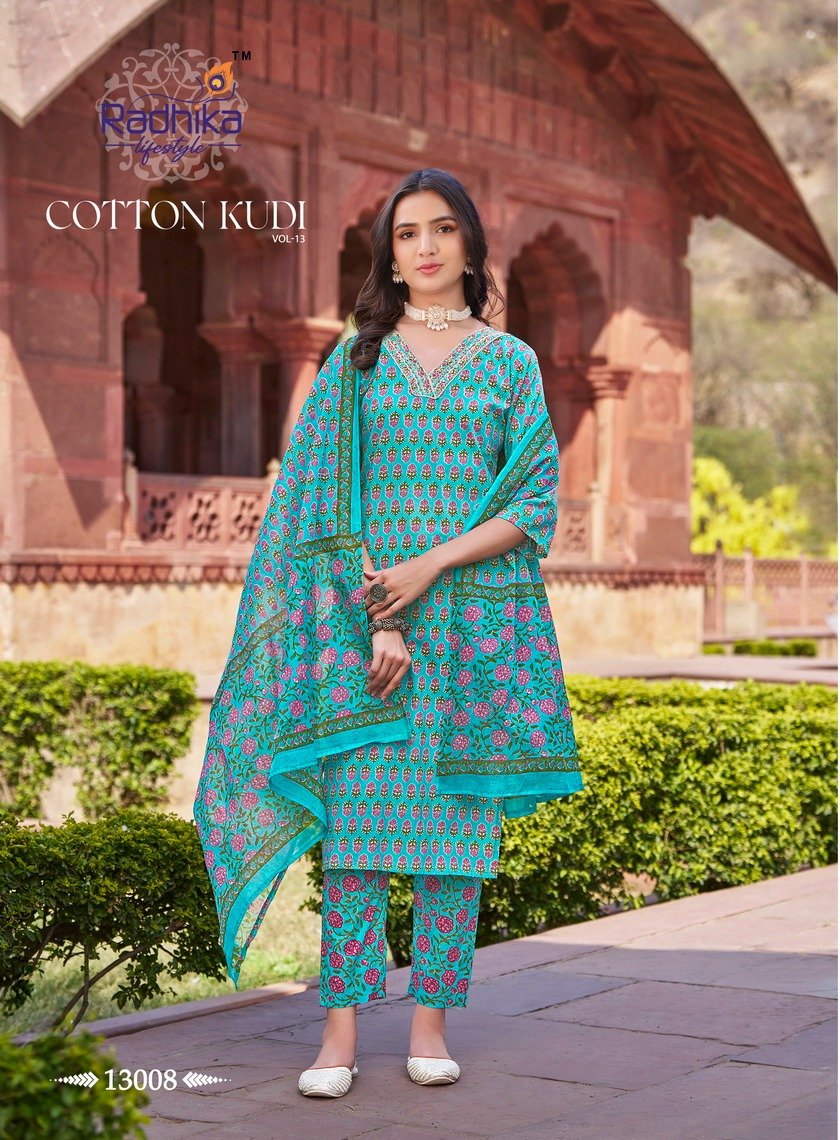 RADHIKA LIFESTYLE COTTON KUDI 13001 TO 13008 8