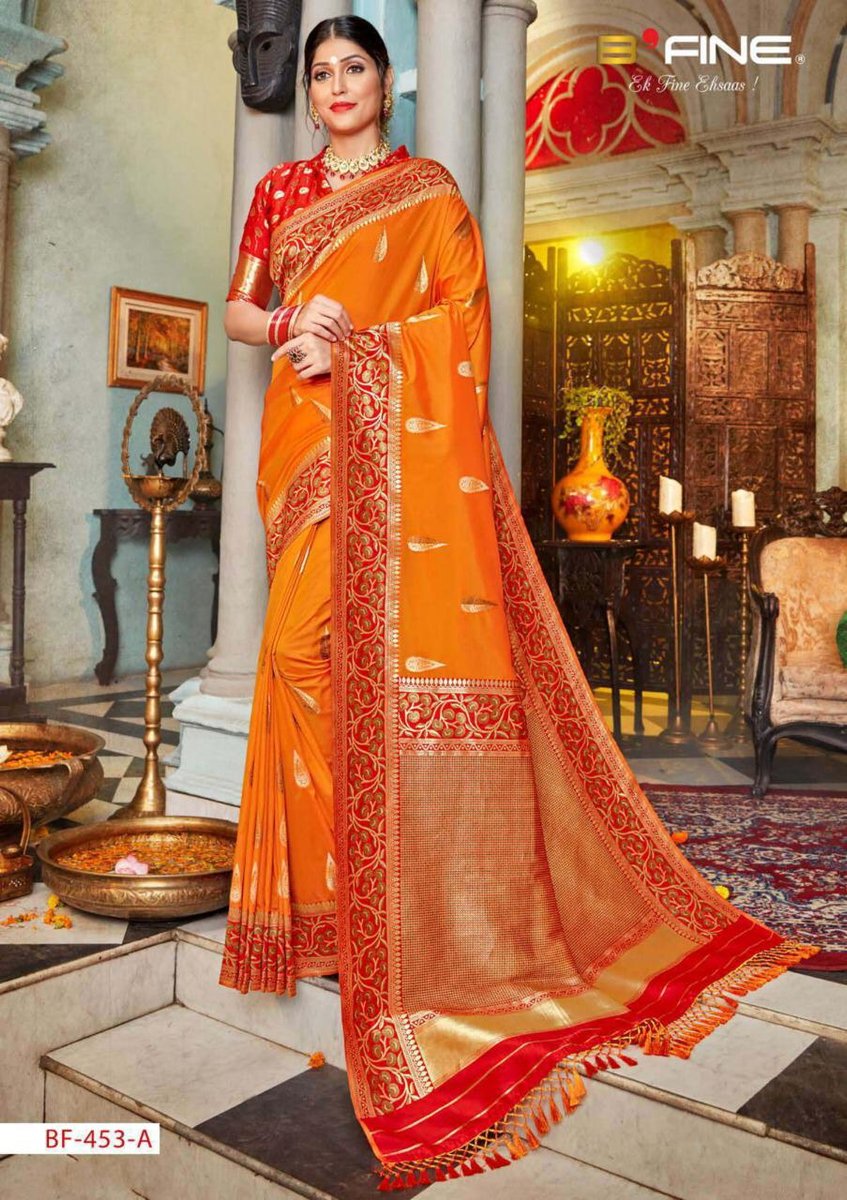 B'Fine Saree Roohani 453 Colors 1