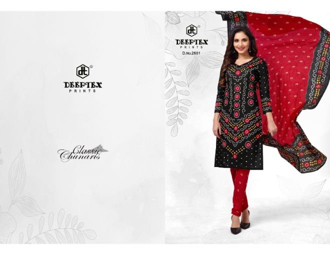 Deeptex Prints Classic Chunaris Vol-26 2601-2616 Series 1