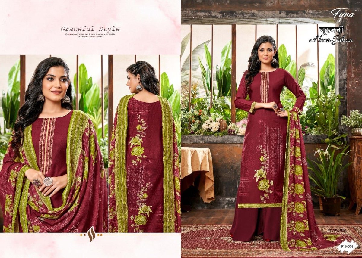 Alok Suits Fyra Noor Jahan 916-001 to 916-010 Series 3