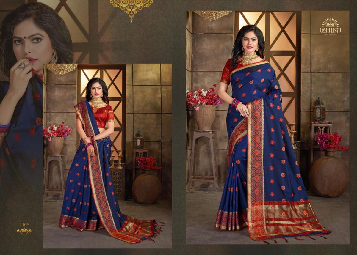 Ishika Saree Kailasa Silk Vol-2 1161-1168 Series 4