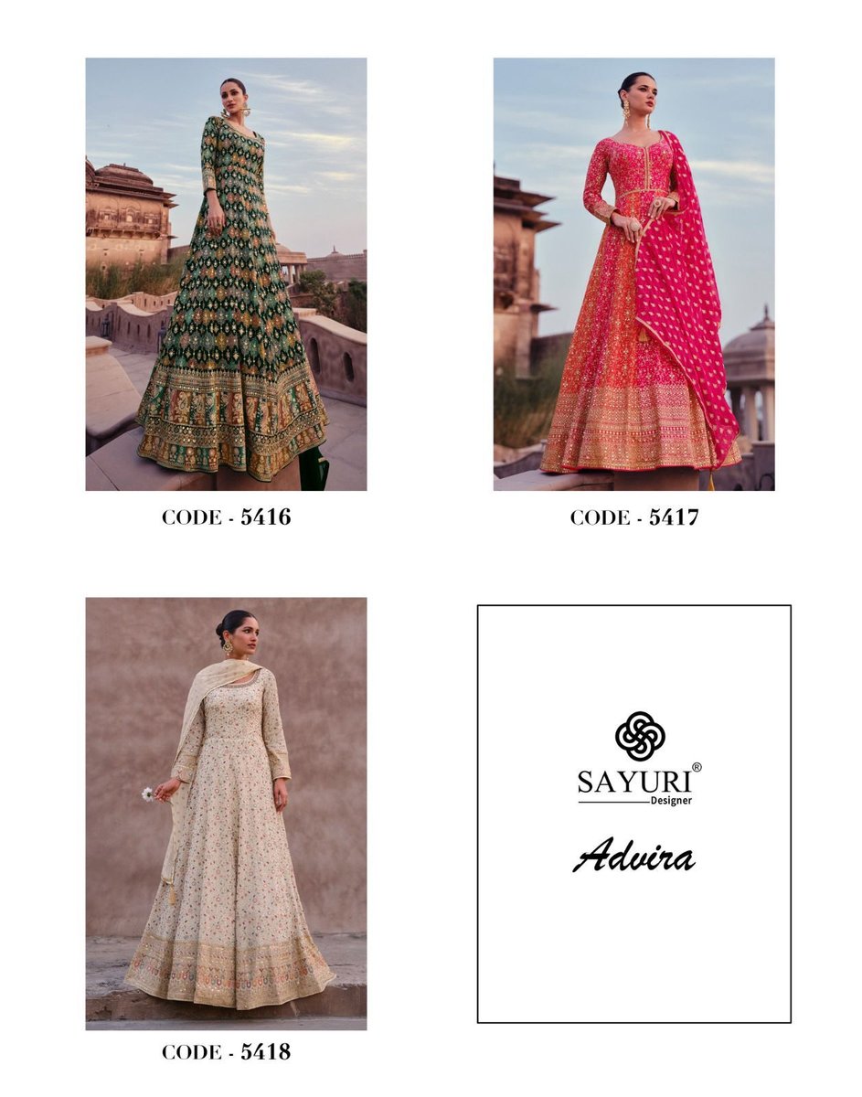 SAYURI DESIGNER ADVIRA 5416 TO 5418 4