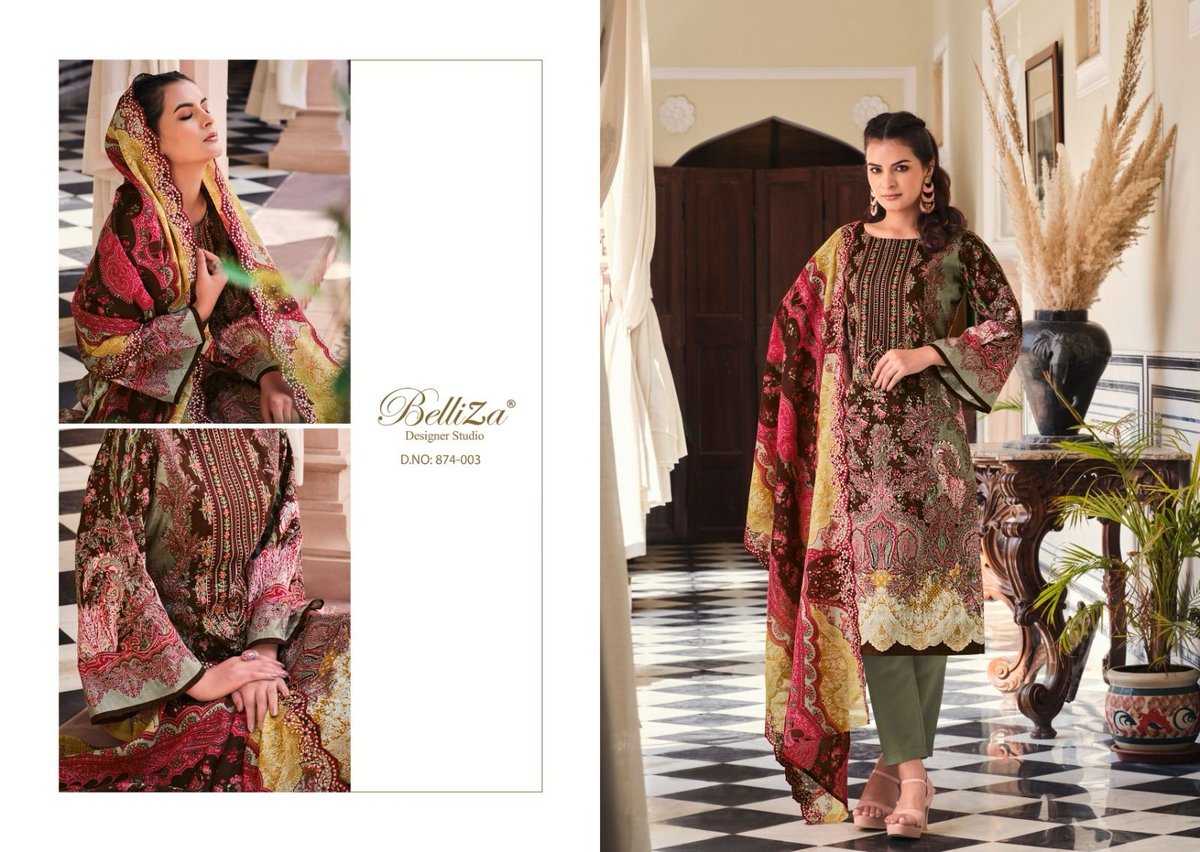 BELLIZA GUZARISH VOL 2  874-001 TO 874-008 SERIES 3