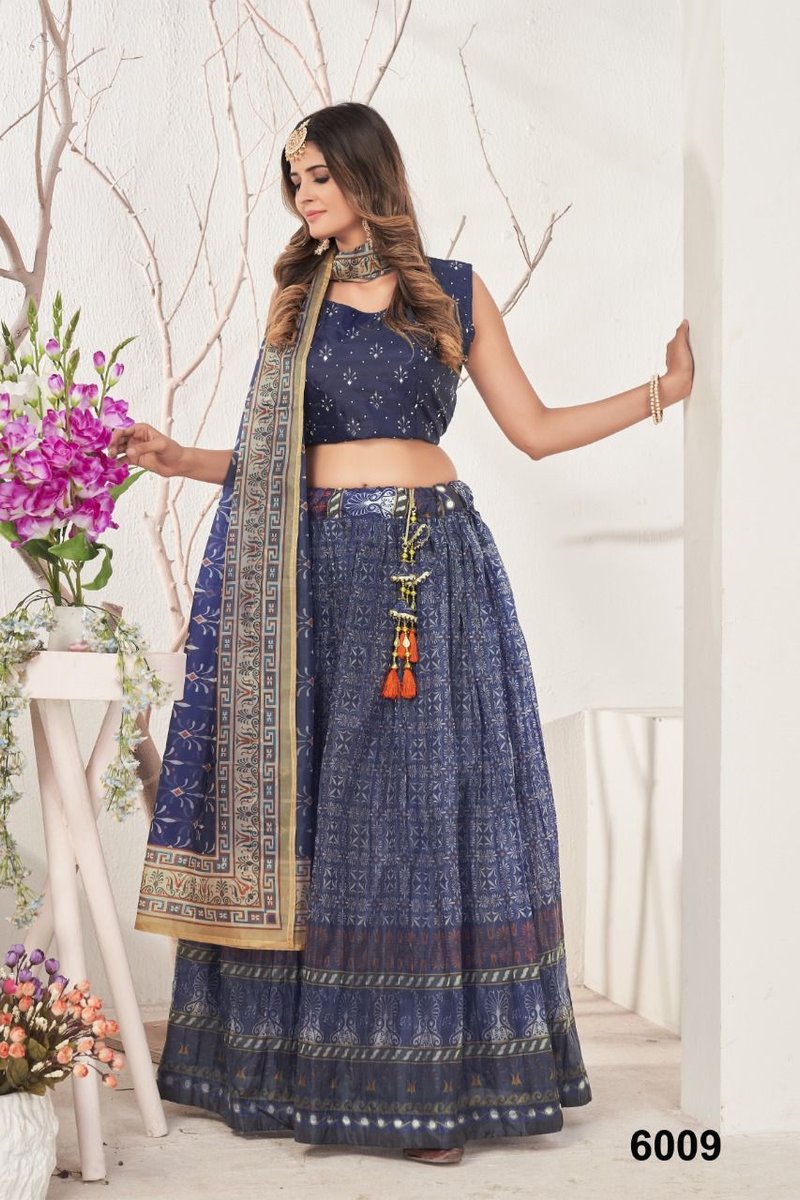 Nazneen Lehenga Akrut 6001-6011 Series 9