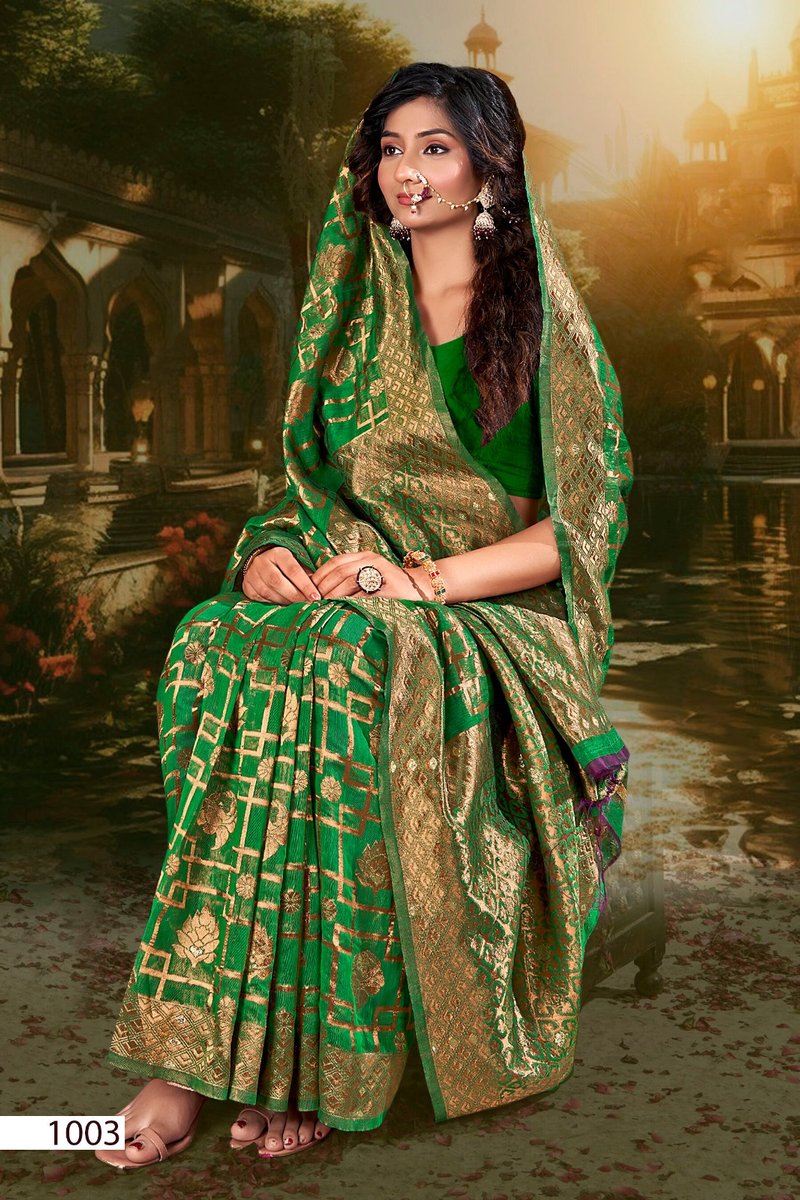 SAROJ SAREE GLAMOUR COTTON VOL-2 1001 TO 1006 3