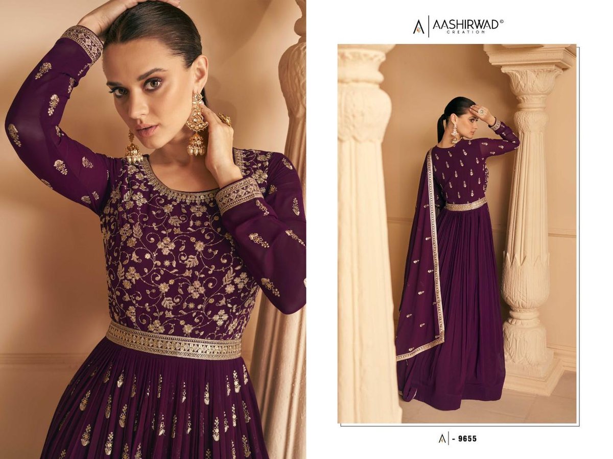 Aashirwad Creation Almora 9655-9658 Series 1