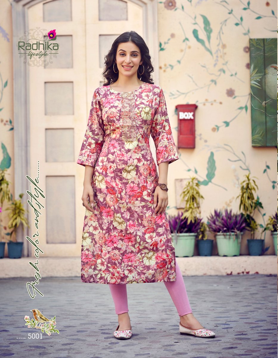 RADHIKA LIFESTYLE CHARMING VOL-5 5001 TO 5006 1