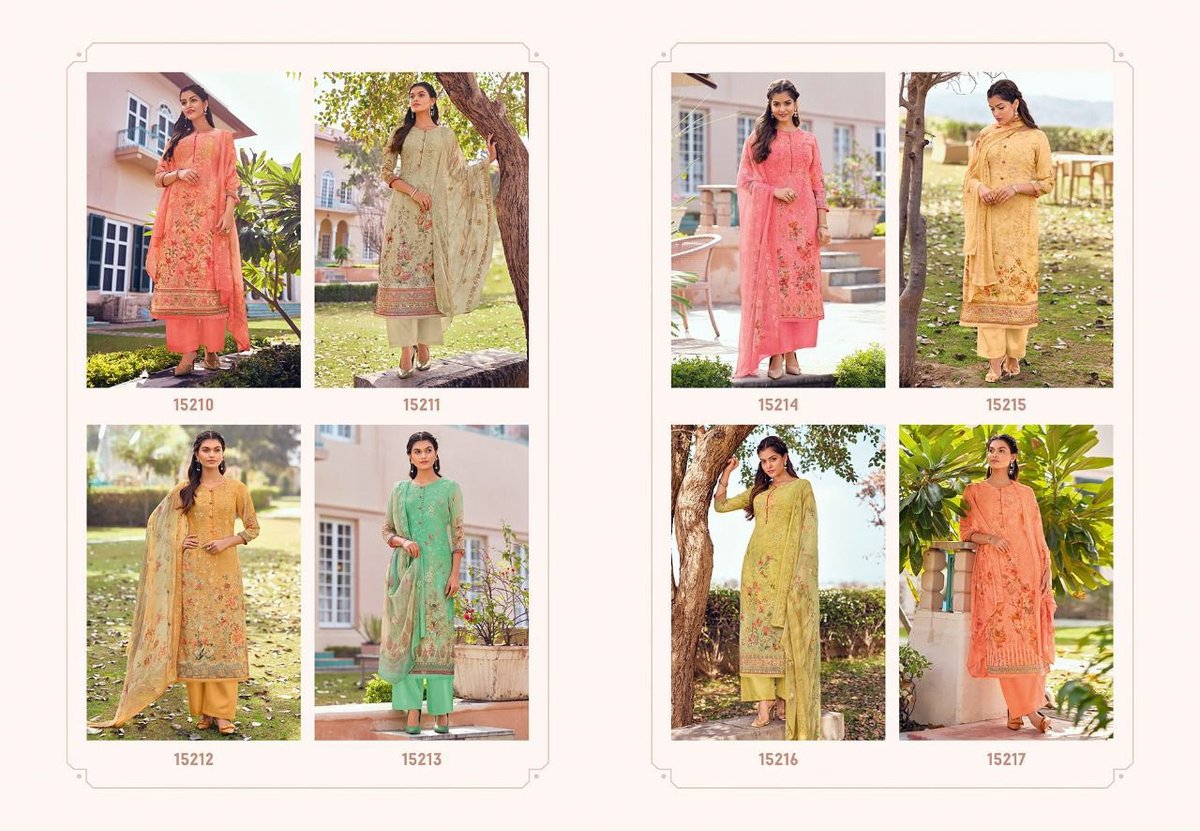 Glossy Simar Amelia Vol-02 15210-15217 Series 9