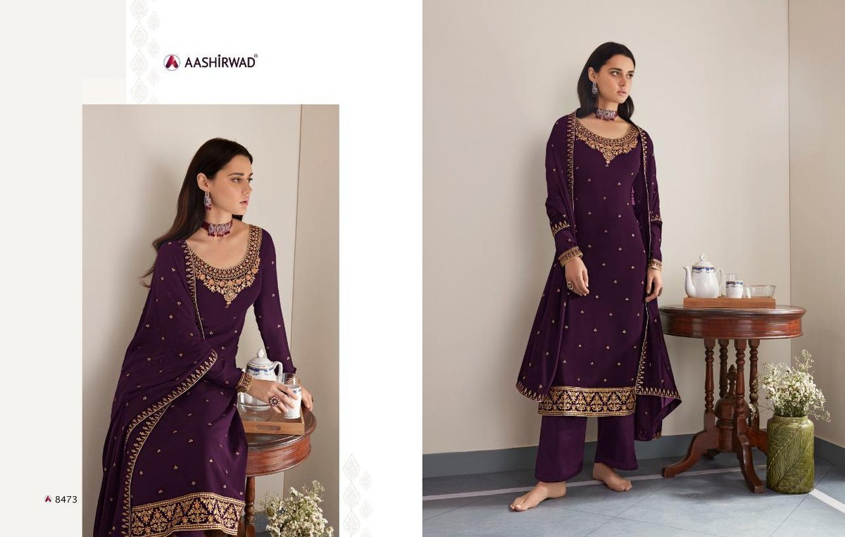 Aashirwad Creation Ghazal 8470-8475 Series 4