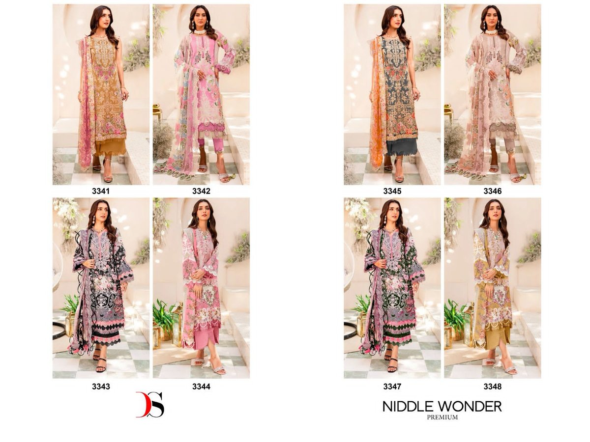Deepsy Suits Niddle Wonder 3341 To 3348 Series 9