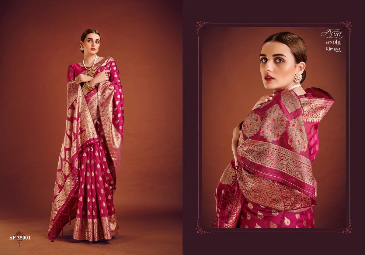 Aura Saree Kimaya Vol-4 35001-35006 Series 1