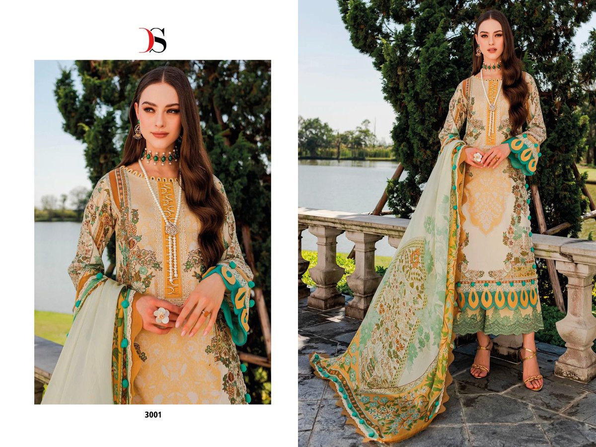Deepsy Suit Firdous Solitaire Vol-3 3001-3007 Series 1