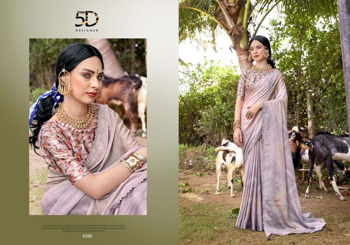 5D DESIGNER MADHUMATI 4383 TO 4390 4