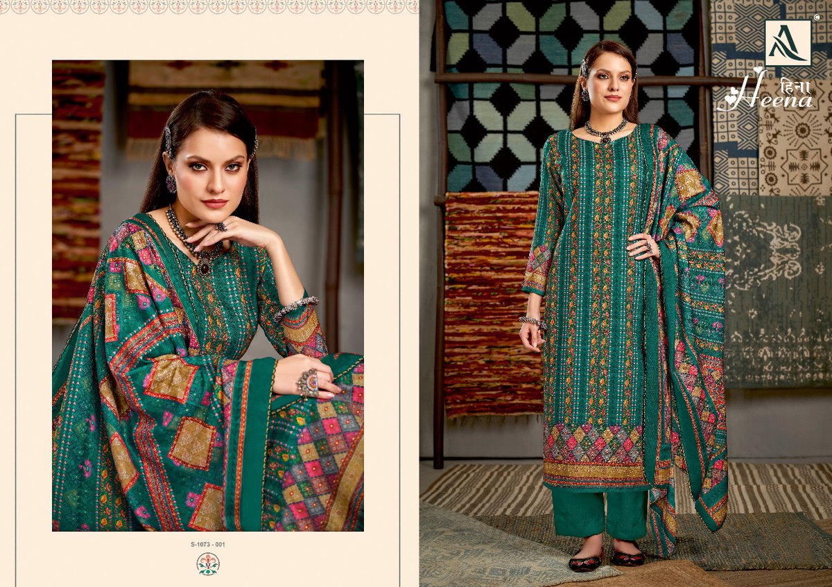 Alok Suit Heena 1073-001 to 1073-008 Series 1