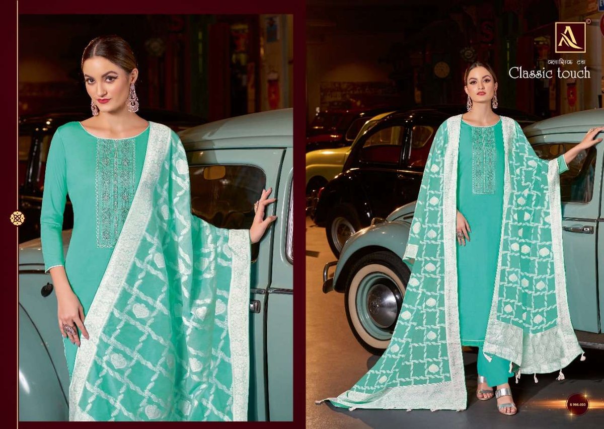 Alok Suit Classic Touch 996-001 to 996-008 Series 3