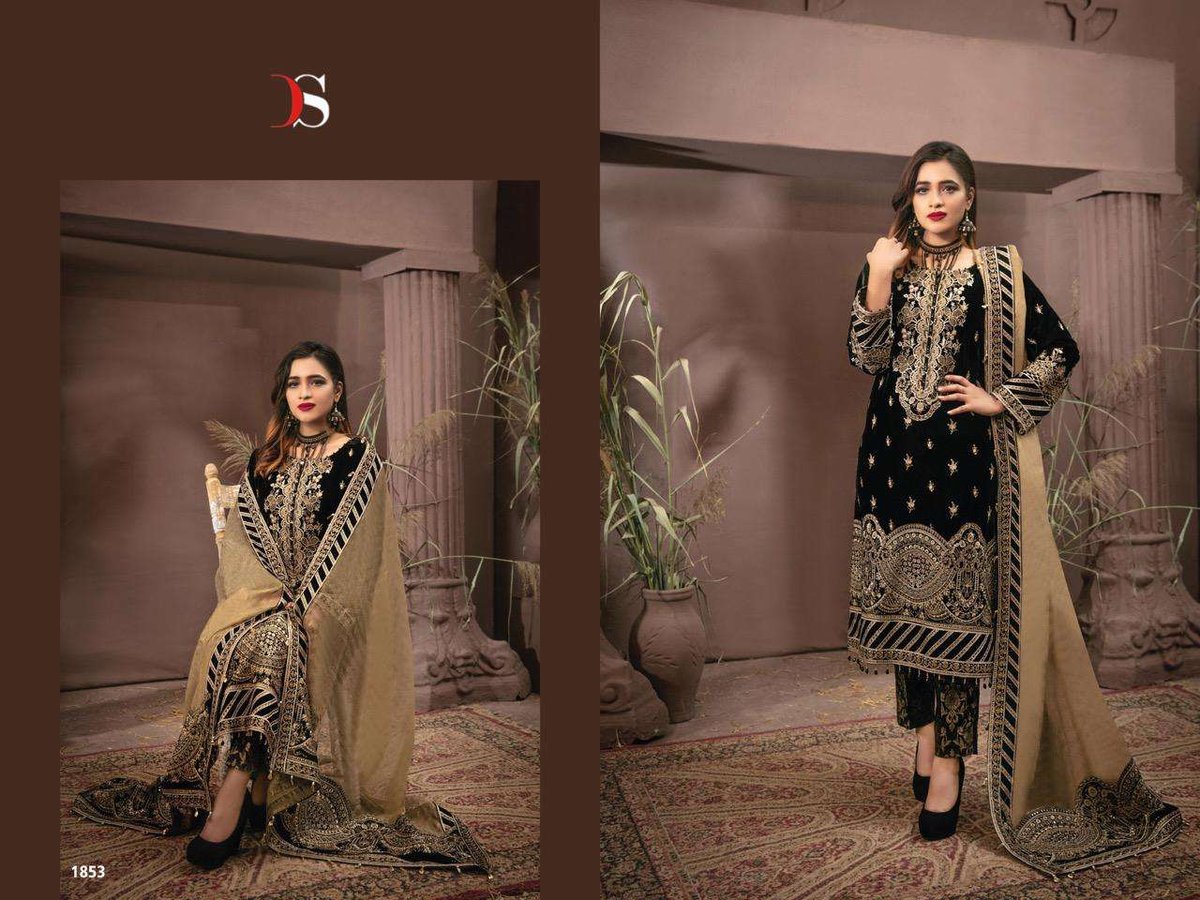 Deepsy Suits Rangrasiya Velvet Collection 1851-1856 Series 3