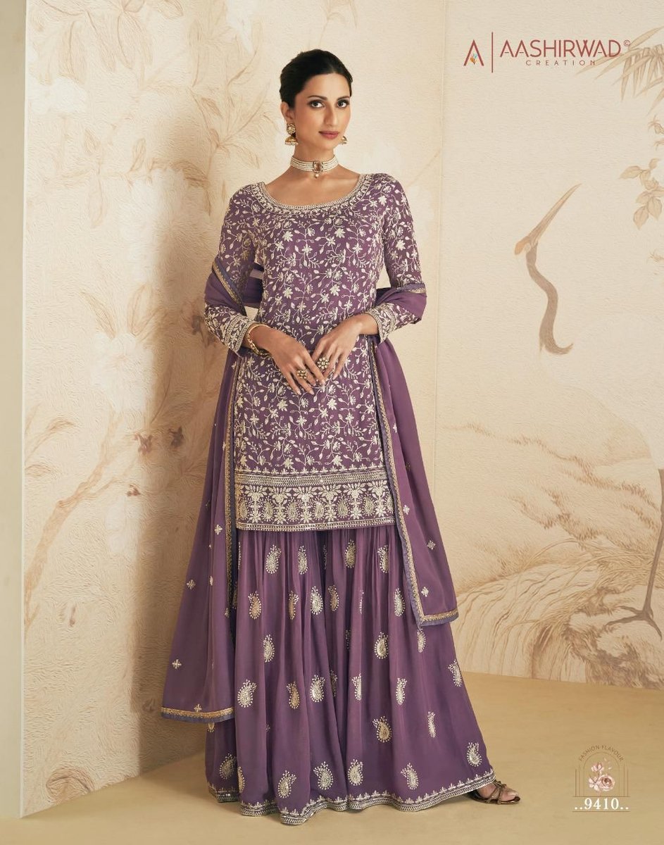Aashirwad Creation Elan 9407-9411 Series 4