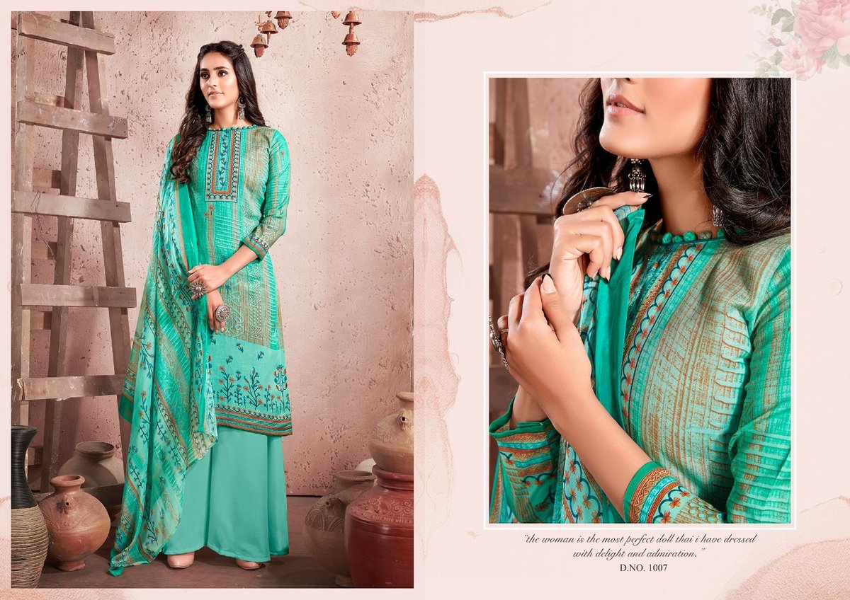 Anita Silk Kesariya Heena 1001-1008 Series 7