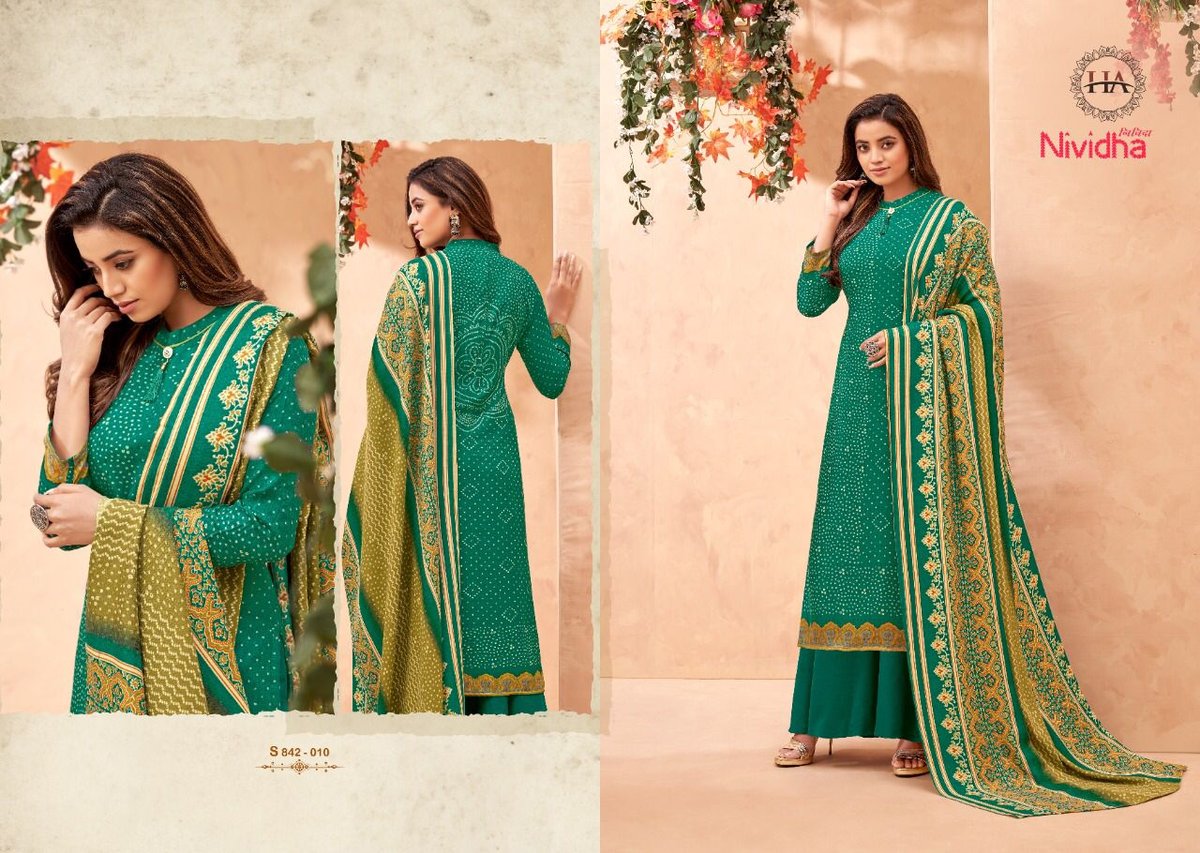 Harshit Fashion Nividha 842-001 to 842-010 Series 10