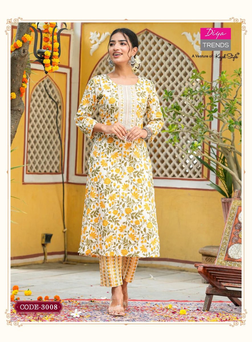 Diya Trends Cotton Candy Vol-3 3001-3008 Series 8