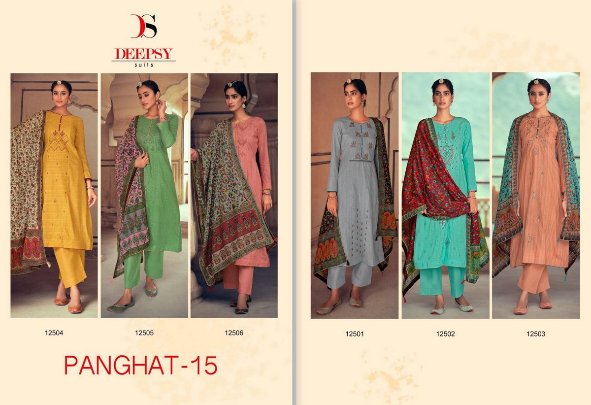 Deepsy Suits Panghat Vol-15 12501-12506 Series 7