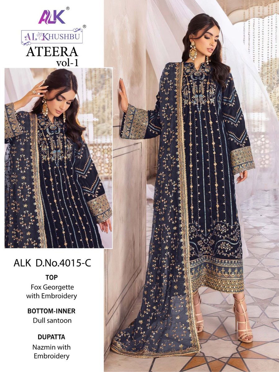 AL Khushbu Ateera Vol-1 4015 Colors 3