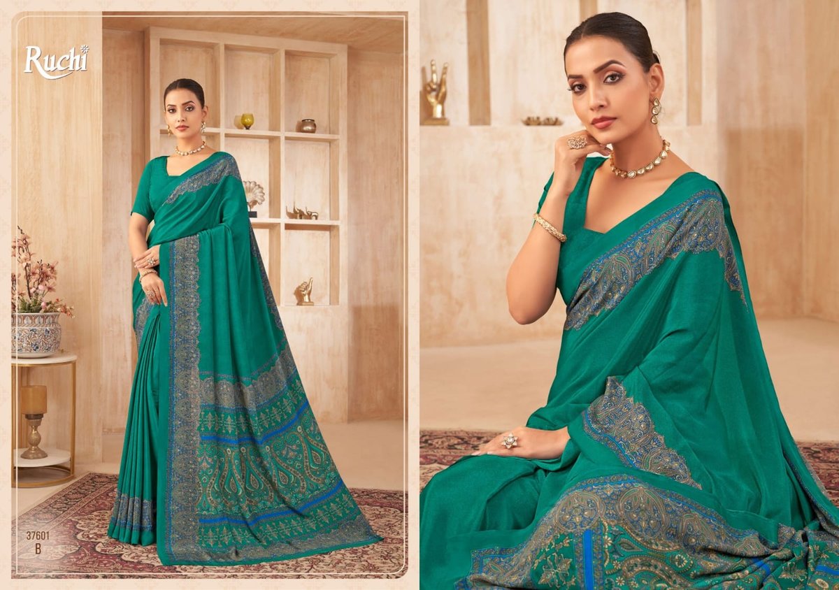 RUCHI SAREE VIVANTA SILK VOL-38 37601-A TO 37603-D 2