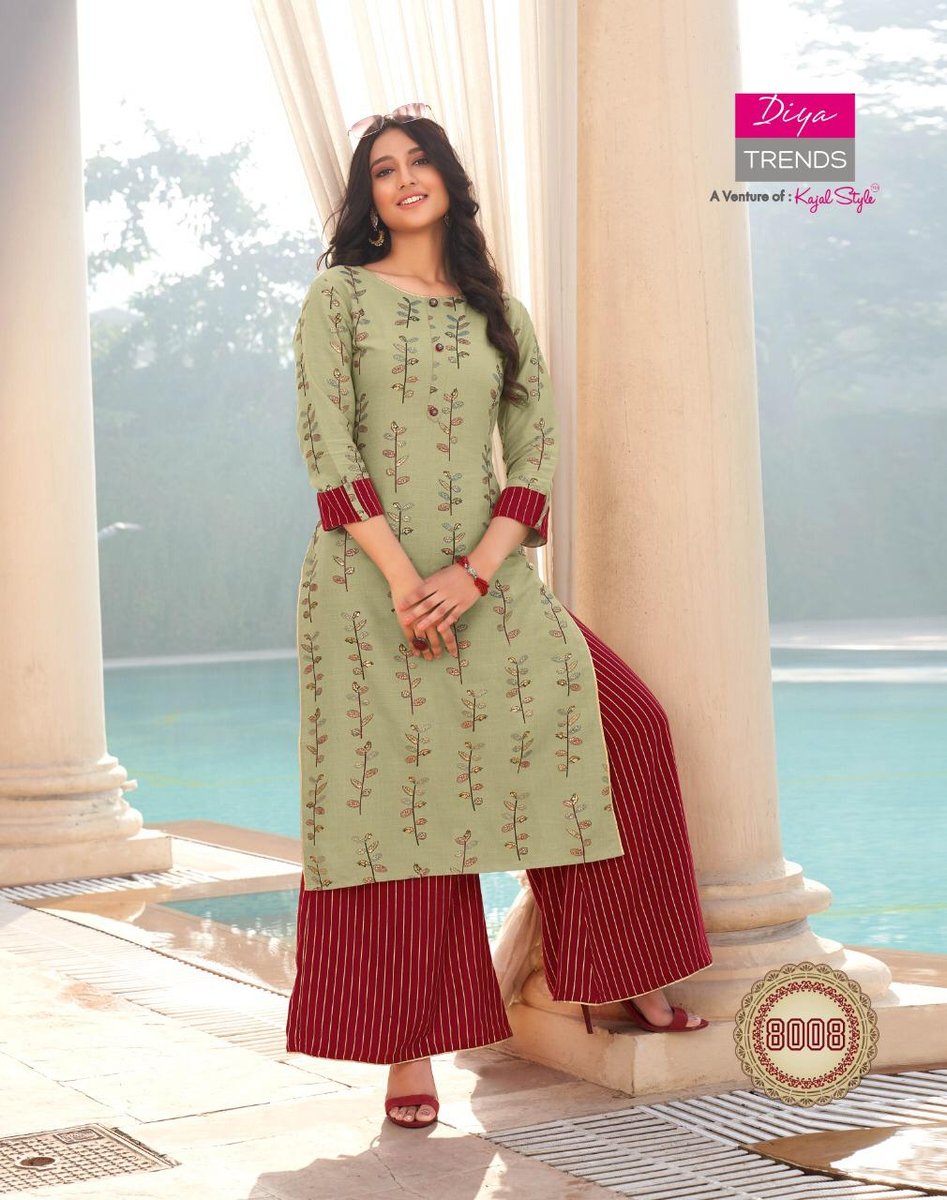 Diya Trendz Biba's Vol-8 8001-8014 Series 8