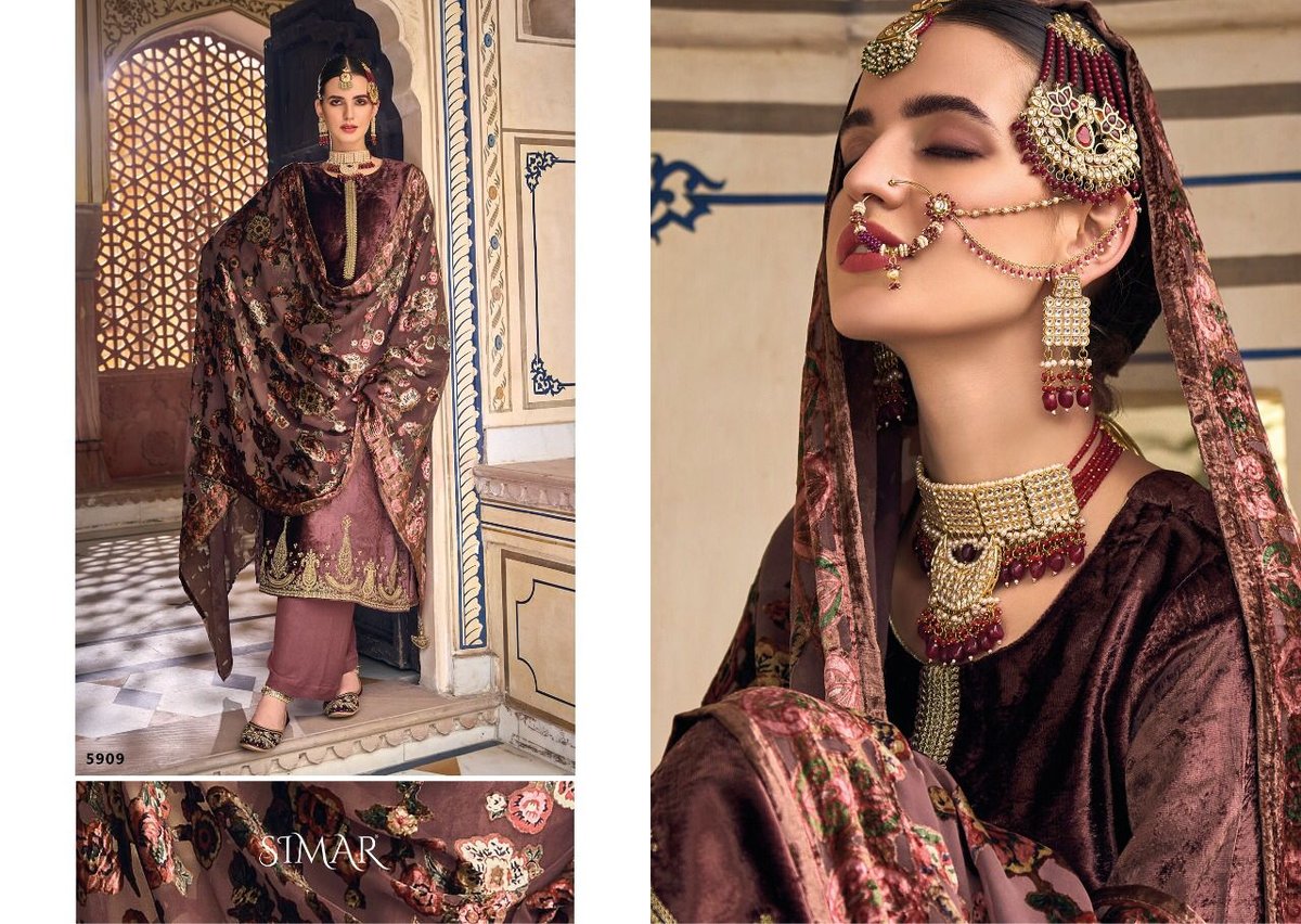 Glossy Simar Saanvi 5904-5909 Series 6